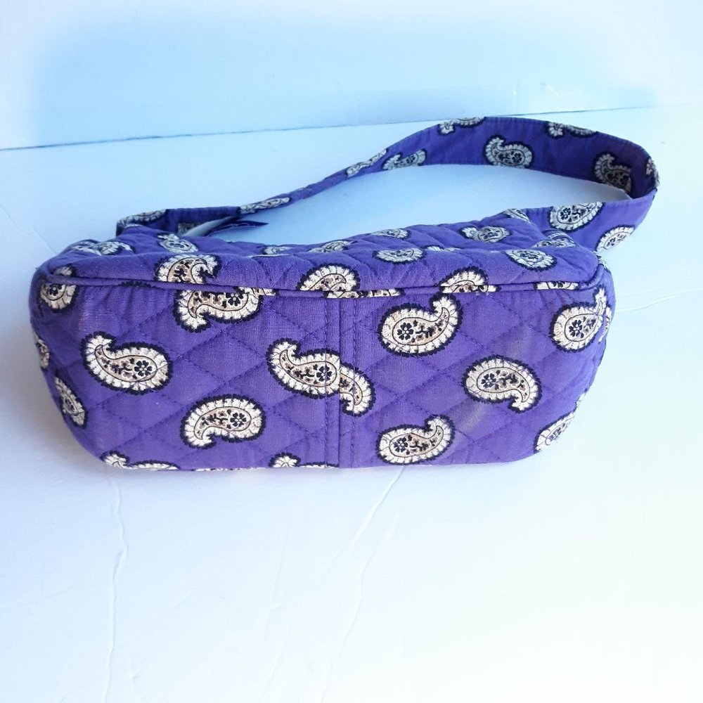Vera Bradley Purse Simply Violet Paisley Bag - Picture 8 of 13